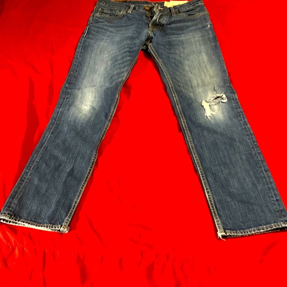 Hollister Jeans Mens Hollister Palm Canyon Low Rise Skinny Jeans